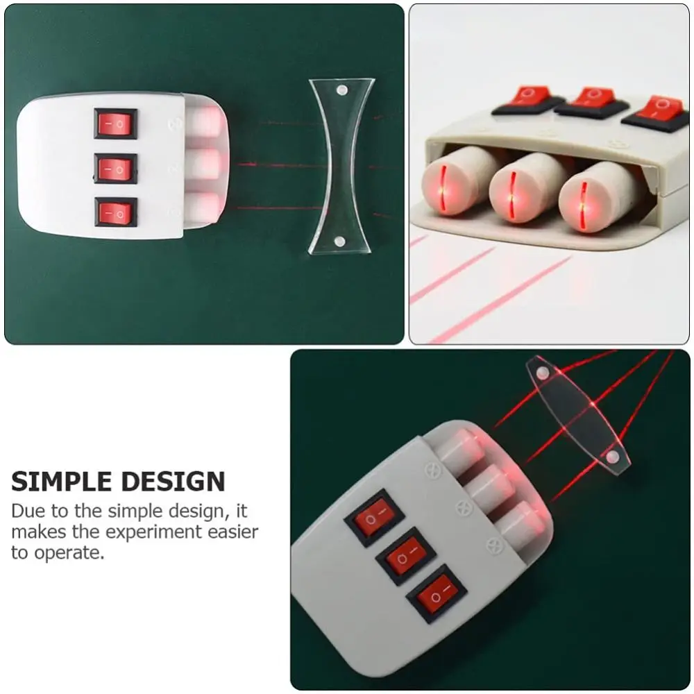 Assembly Design Optical Study Aids Reflector Refraction Safe Design Geometric Optics Tools Parallel Laser Physics Learning Set