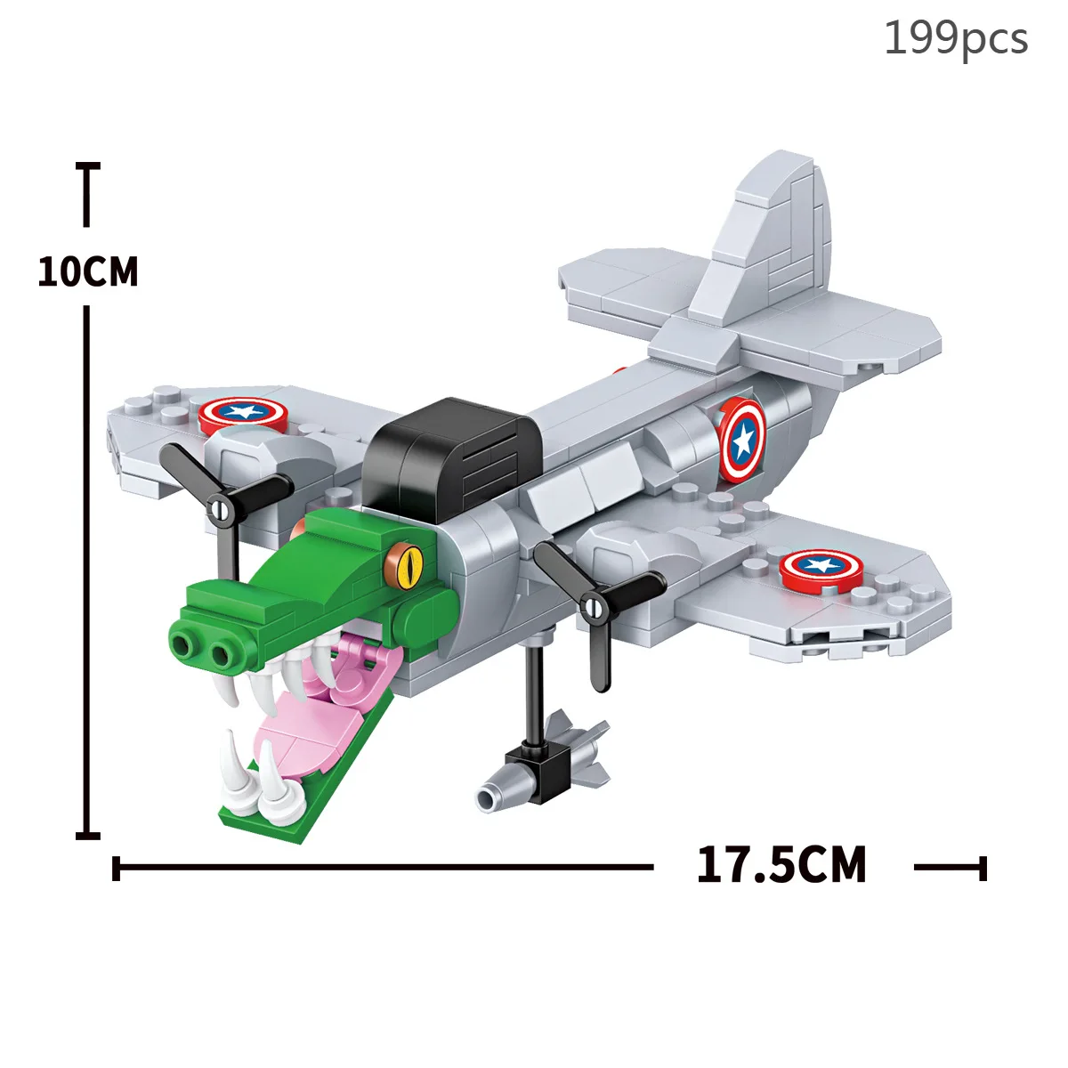 Nieuwe Italiaanse Brainrot Dieren Tung Tung Sahur Bouwstenen Tralalelo Tralala SharkBricks Speelgoed Cadeau voor Kinderen Kids