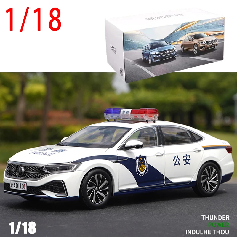 

Diecast 1/18 Car Model VW NEW PASSAT Mode Car Alloy PASSAT Police Car Vehicles Toys for Boys Gift Original Box