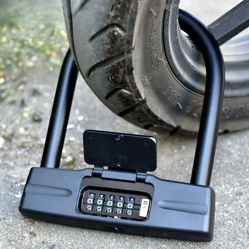 

Замок для электромобиля мотоцикла, U-образный замок, аккумулятор, автомобильный противоугонный противогидравлический замок сдвига