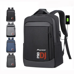 Pioneer Pro Dj mochila de gran capacidad para exteriores para hombre, mochila multifuncional para ordenador portátil de negocios, mochila de viaje para deportes al aire libre