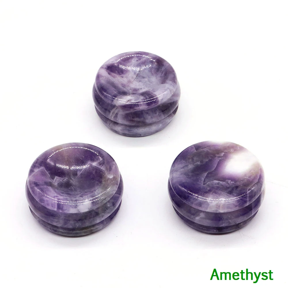 Natural Stone Crystal Base Display Sphere Egg Support Ball Stand Holder Amethyst Labradorite Home Room Decoration Ornament Gift