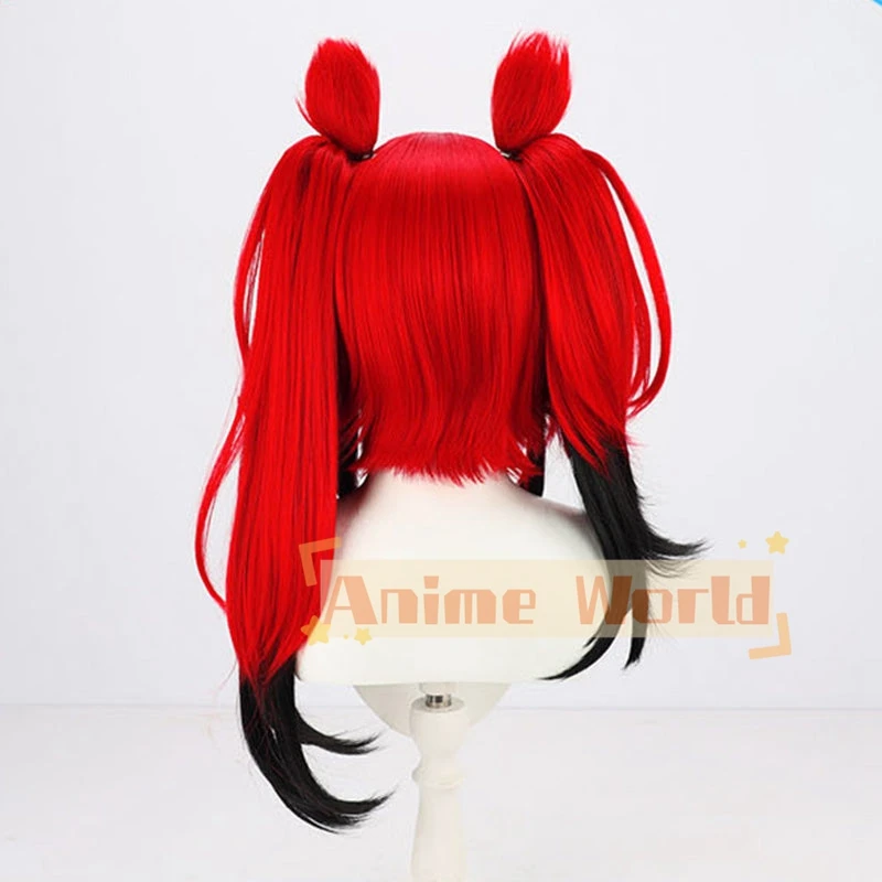 Holovive Virtual YouTuber Hakos Baelz parrucca Cosplay Halloween natale donna uomo parrucca per adulti