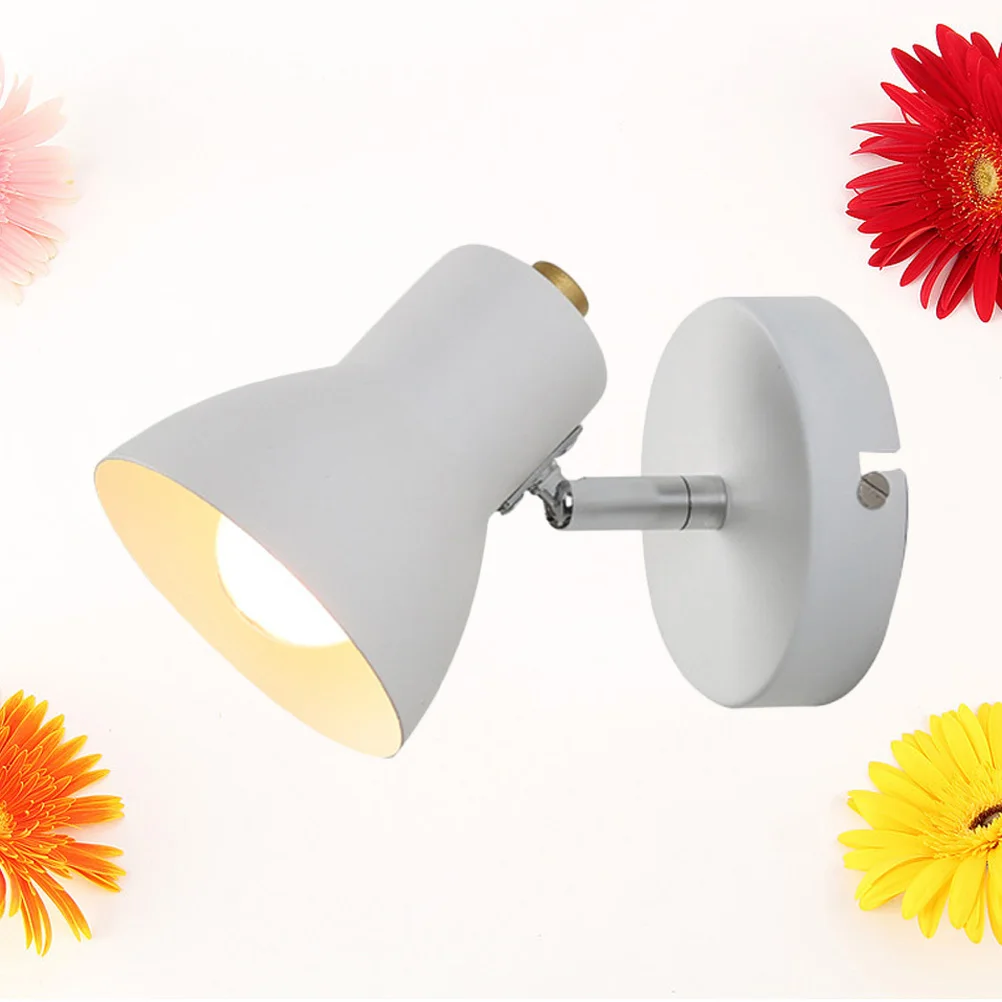 

Wall Lamp Simple Design Iron Wood Living Room Bedroom Indoor Bedside E27 Bulb Included Lighting Indoor Wall Lamp