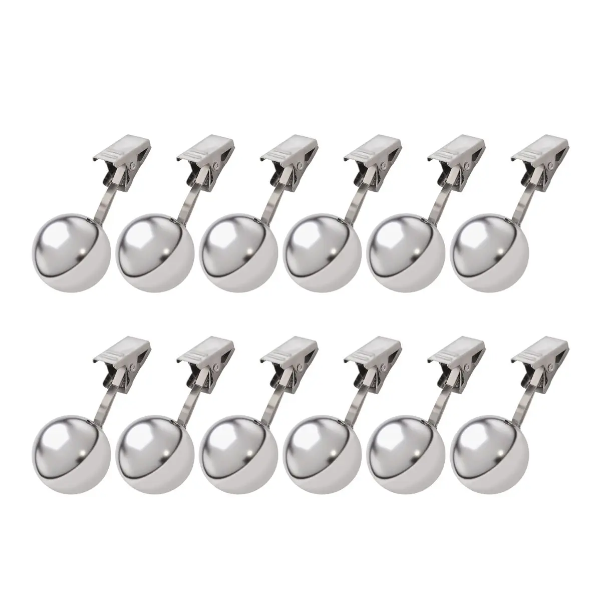 A67T NEW 12 PCS Outdoor Curtain Weights, Flag Weights for Wind, Tablecloth Weights Heavy Duty Drapery Weights for Patio,Balcony