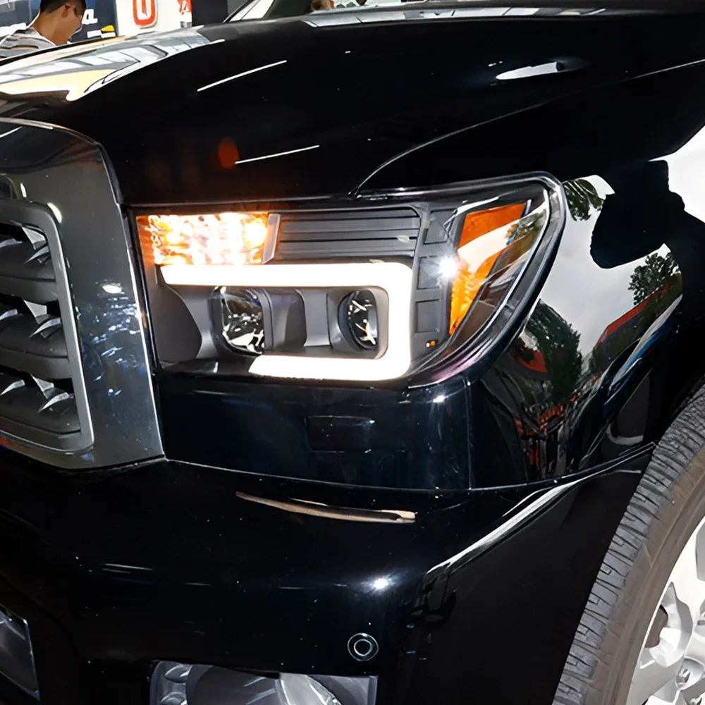 High Quality Auto Headlights Assembly For Toyota Tundra Sequoia 2007-2013 LED Car Front lamps Upgrade Projector Lens Accessories