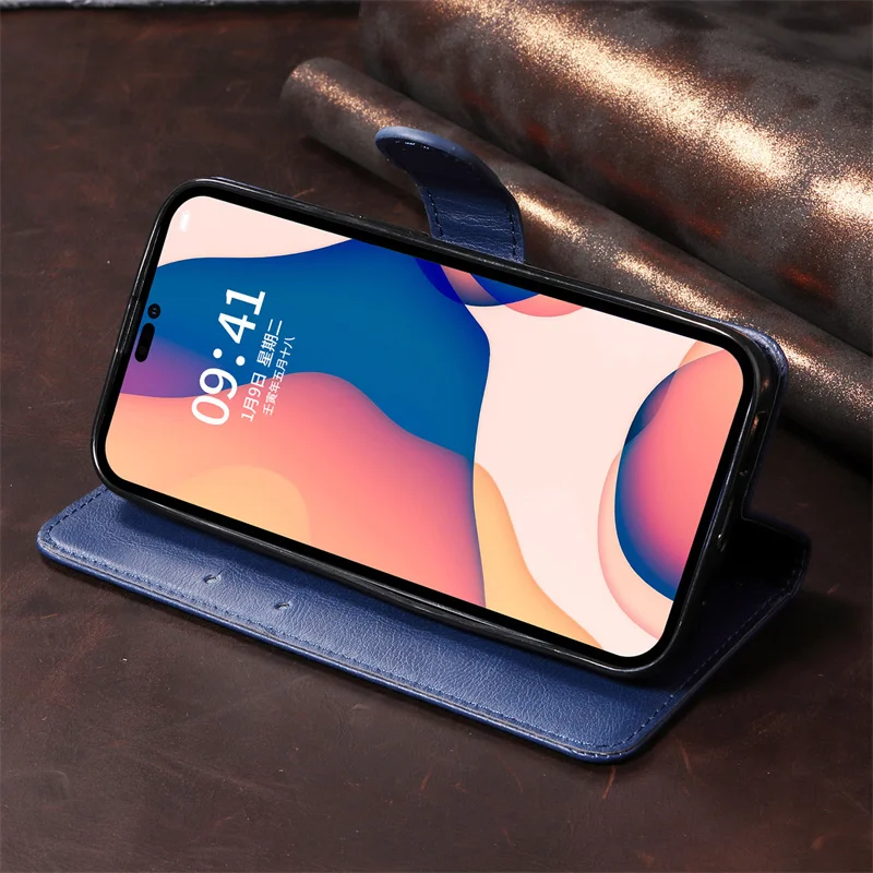 حافظة جلدية لهاتف سامسونج جالاكسي A42 5G ، حافظة مغناطيسية ، حقائب فوندا #5