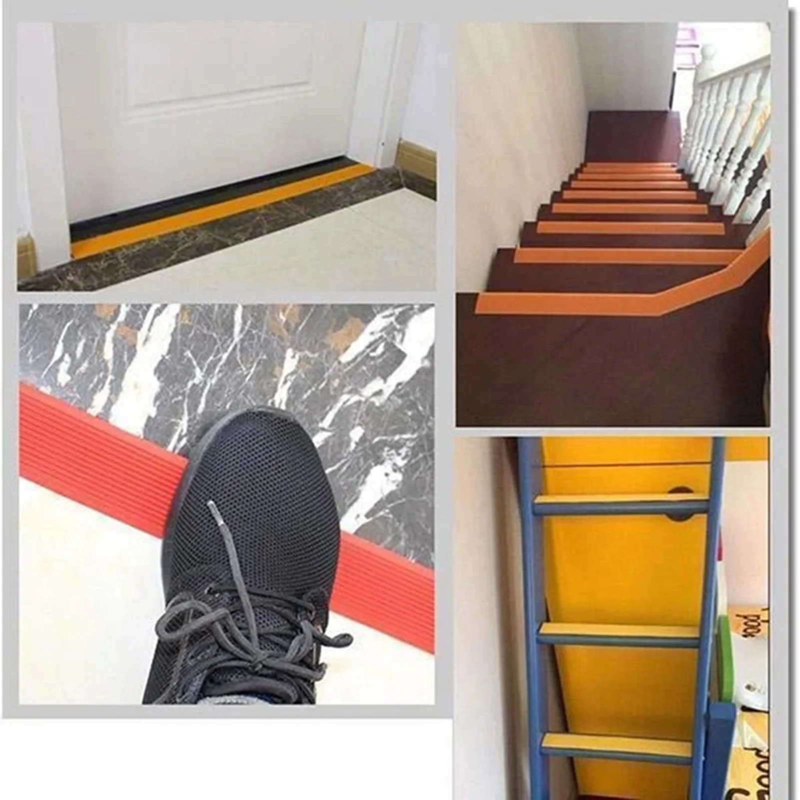 PVC Stairs Anti-Slip Strip Lightweight Easy Installation Strip For Kindergarten Protective Safe Strip