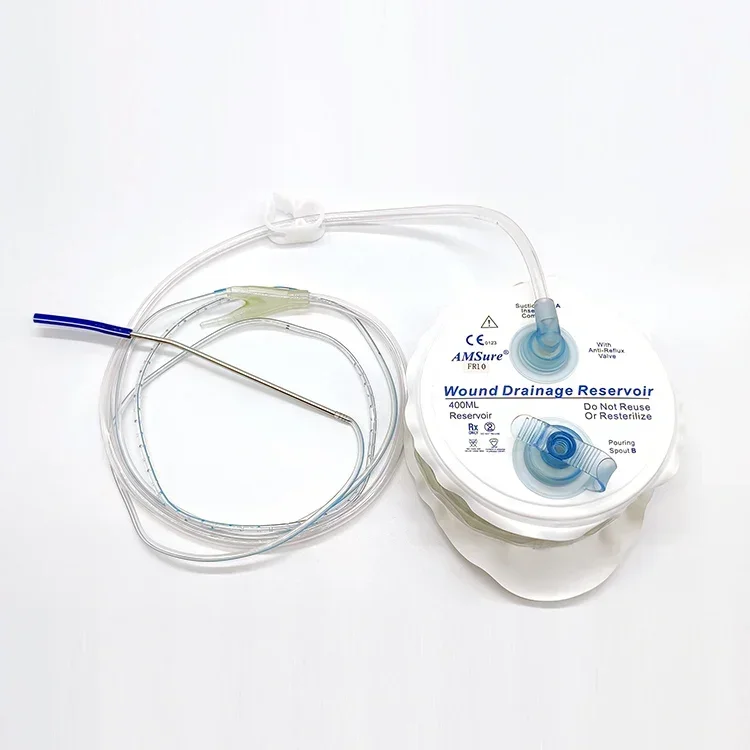 Wound Drainage Suction Reservoir 400ml medical supplies sterile negative pressure closed Wound Drainage Reservoir system