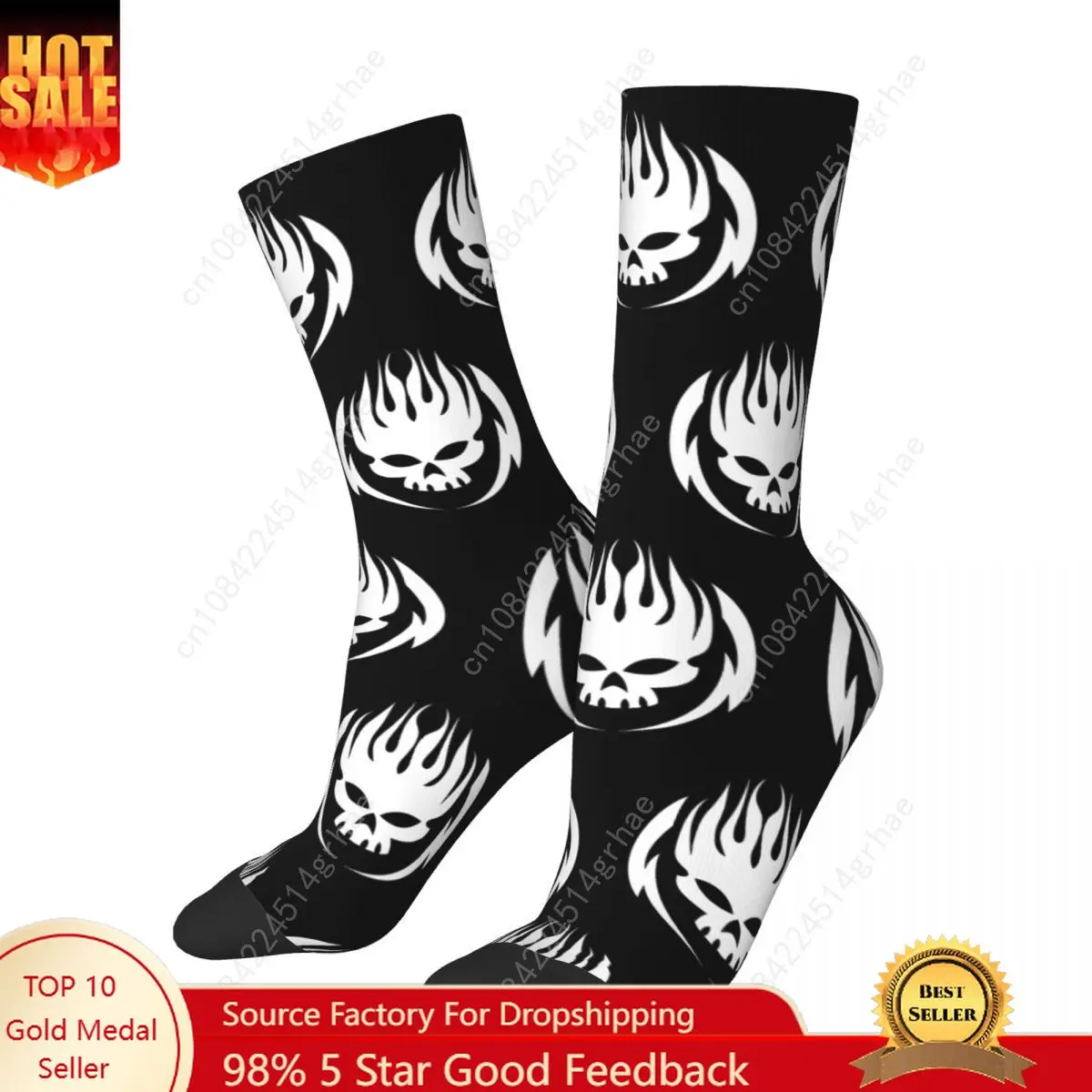 

Winter Warm Harajuku Women Men The Offspring Punk Music Socks Breathable Sports Socks