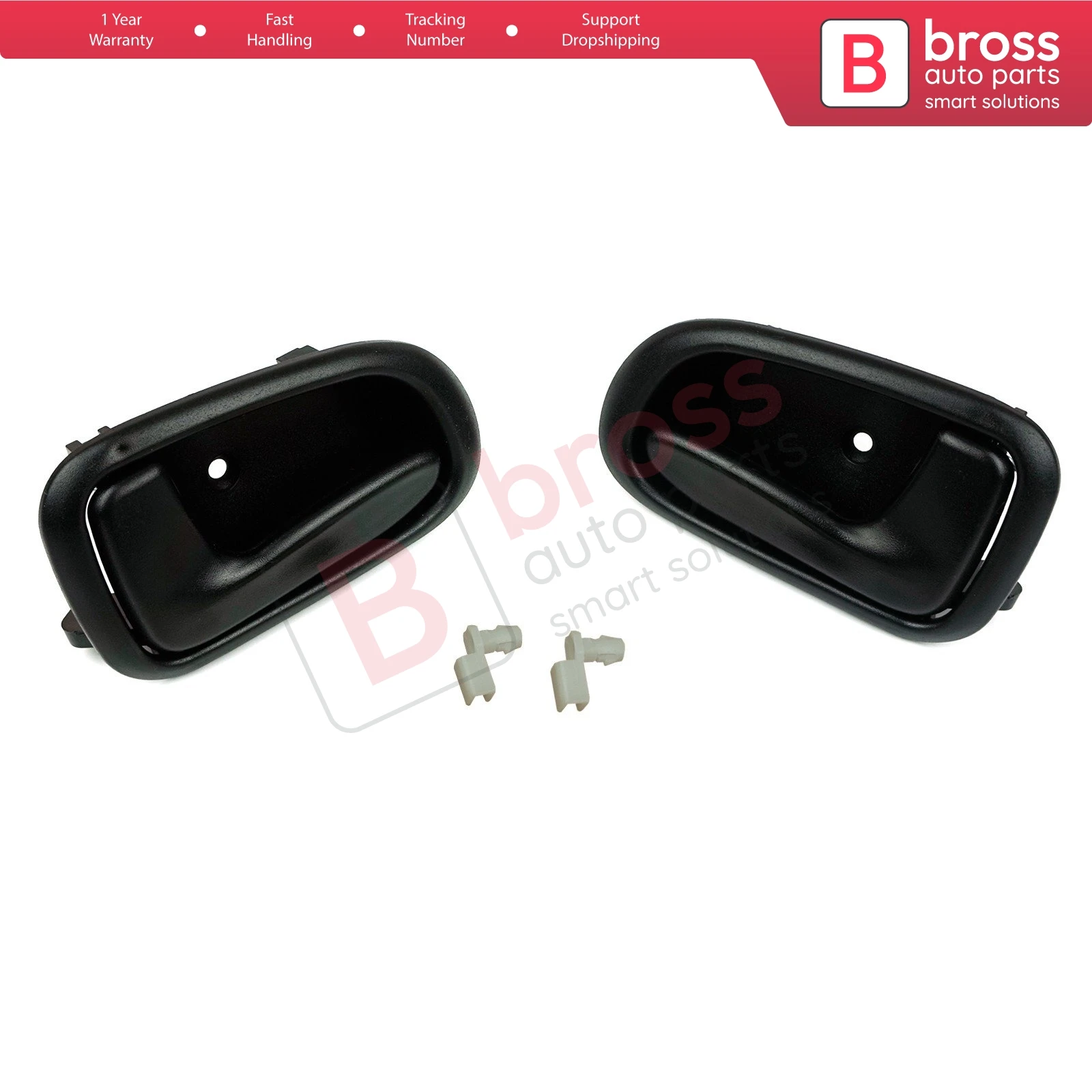 BDP1085 Inner Interior Door Opener Handle Black Left Right 69205-12120 69206-12120 for Toyota Corolla MK8 AE110 AE111 1995-2002