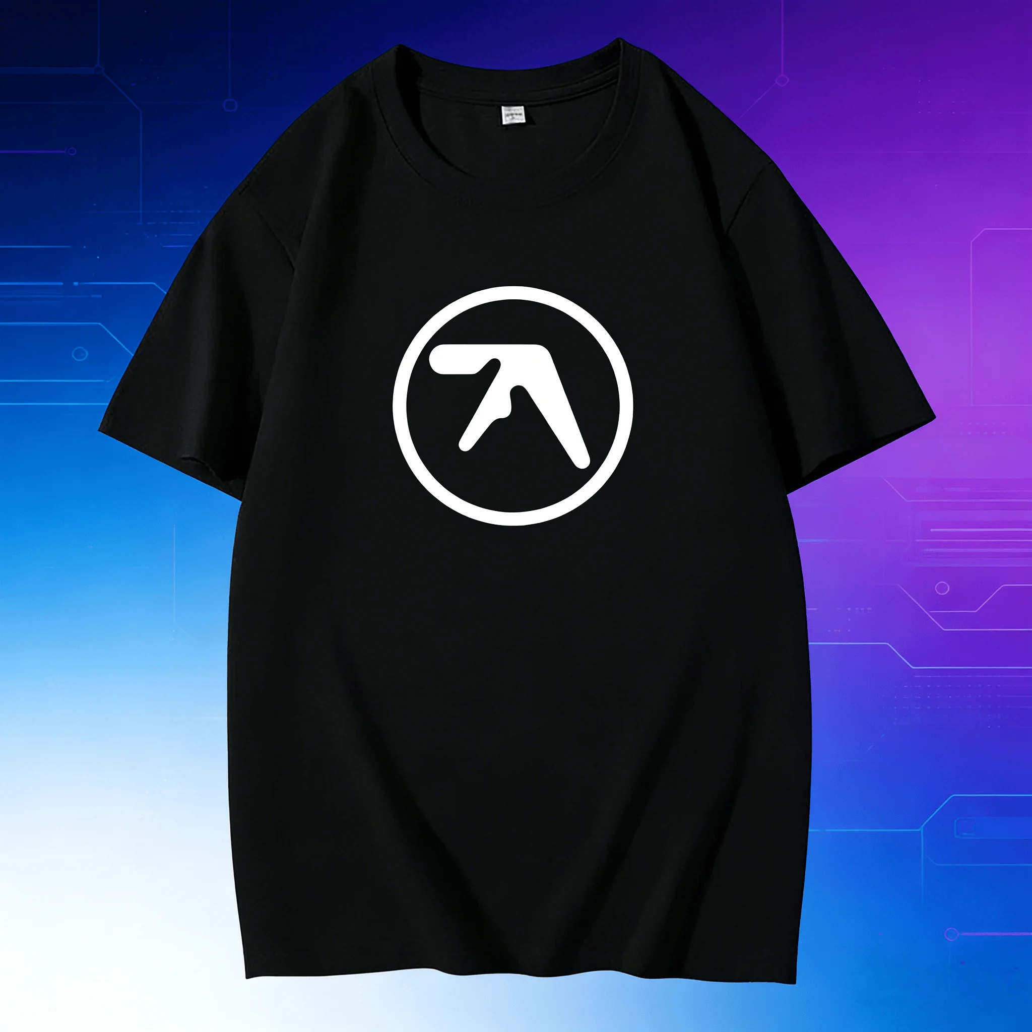 Funny Gift Fashionable Aphex Pattern Printed Summer Men's Women's Casual Retro Comfortable Breathable Cotton T-shirt