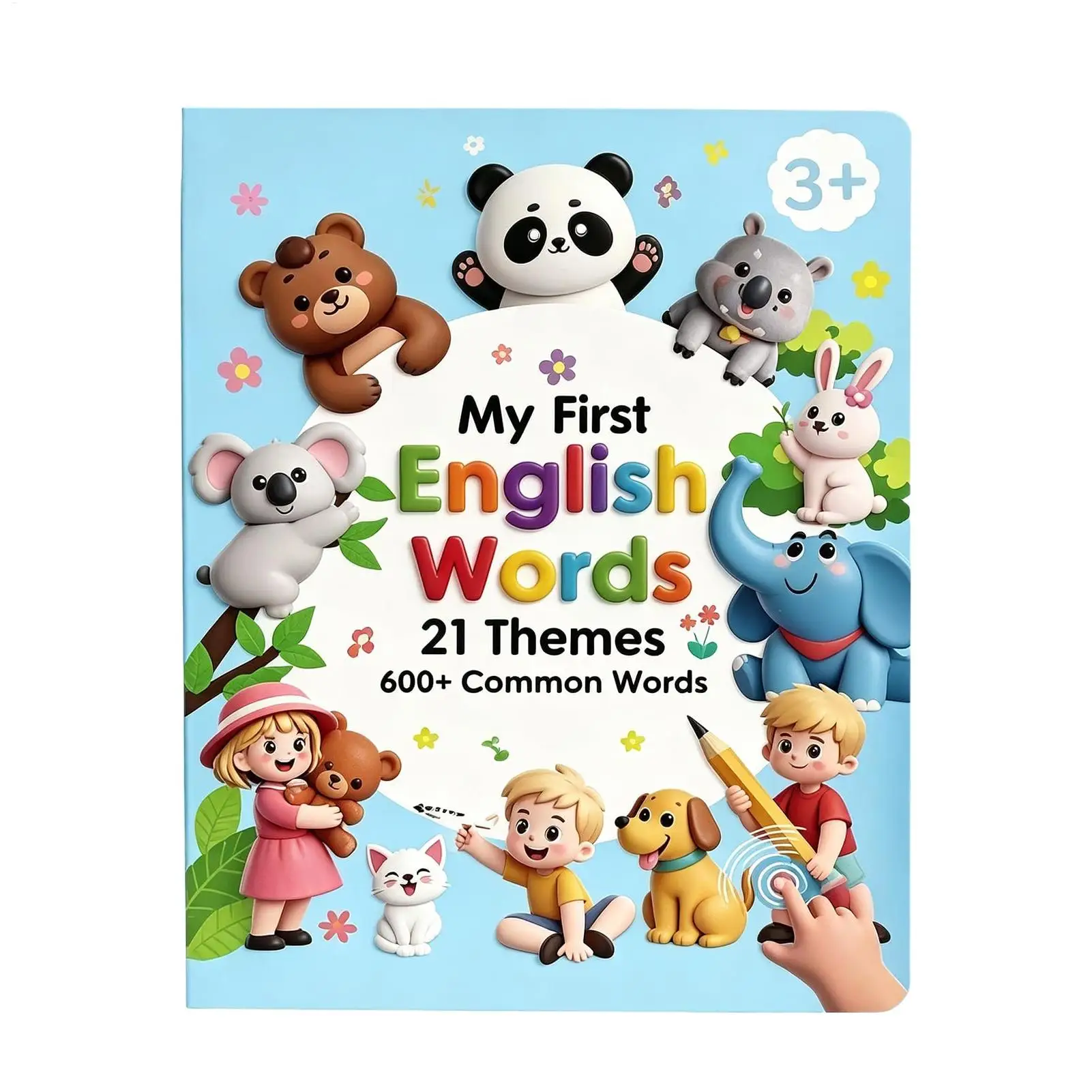 Books With Sound Vocabulary Recognition Educational Audiobook Educational Reading Toy For Boys Girls Preschoolers Kindergarten