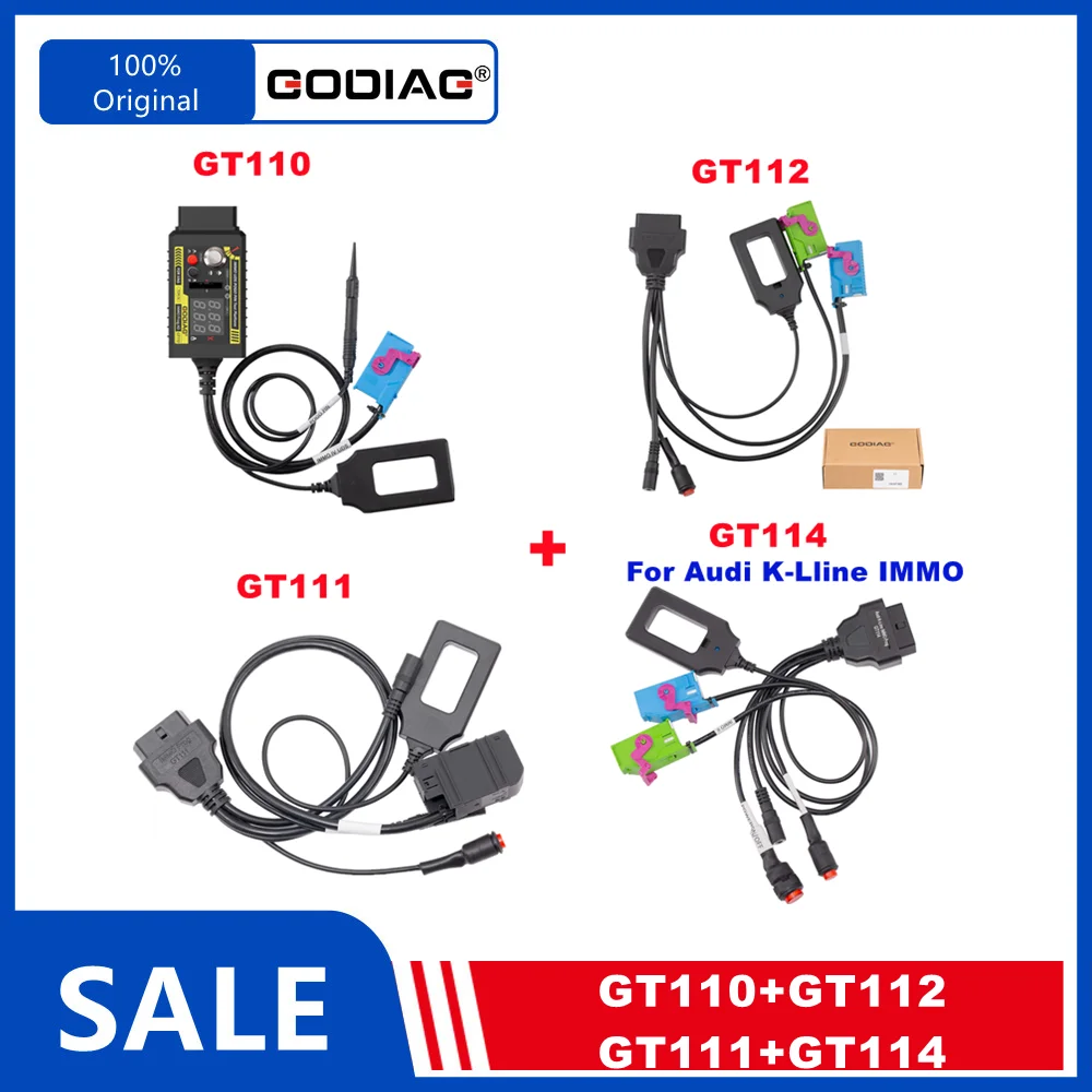 GODIAG GT110 GT111 GT112 GT114 VAG IMMO Prog Test Platform for VW/Skoda /Seat /Audi Dashboard IMMO Key Matching Test Cable