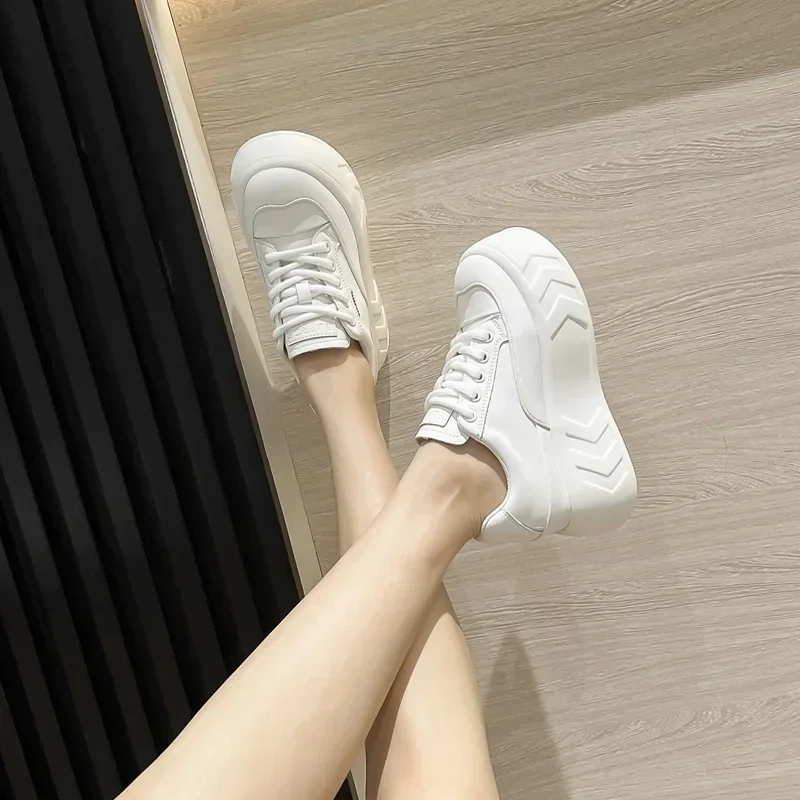 College Style Sneakers All-match White Platform  Shoes Women Vulcanize Shoes Casual Shoes Women Comfortable Breathable Tennis