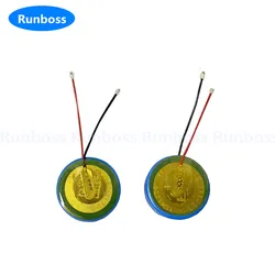 2PCS LIR940 LIR1040 LIR1054 LIR1154 LIR1240 LIR1254 LIR1454 LIR1654 Rechargeable Button Battery For TWS Bluetooth Headset 2Wires