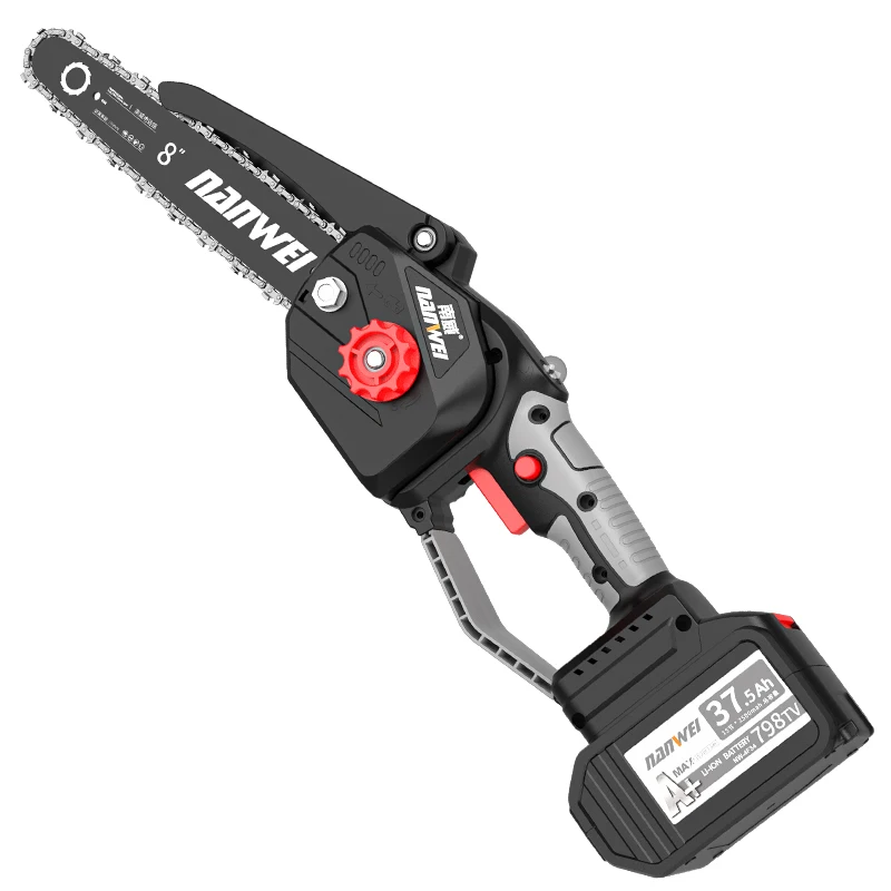 

Cordless Chain Saw Battery Powered Suitable For Cutting Wood Pruning Branches Etc.
