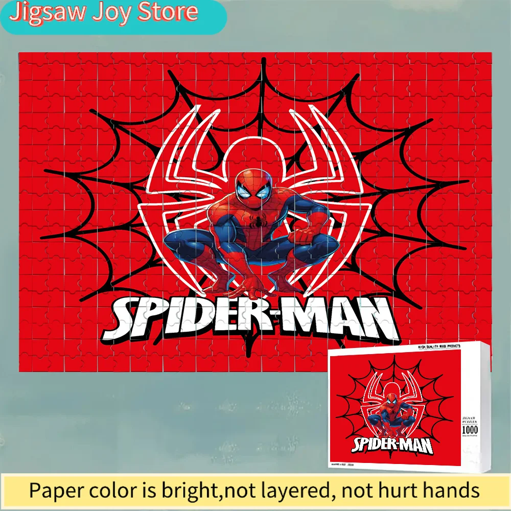 

of Spider-Manpuzzle Can be hung on the wall for decoration, with 1000 large puzzles and intellectual challenges, making it an