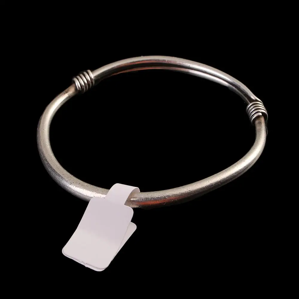 100Pcs Bracelet Jewelry Sticky Stickers Ring Sticker Paper Price Labels Display Tags Hang Size