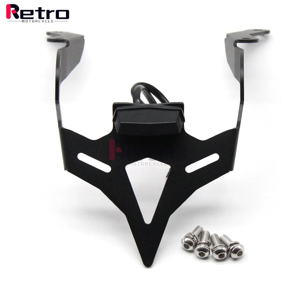 License Plate Holder LED Light For HONDA CB650R CBR650R 2019 2020 Motorcycle Accessories Tail Tidy Fender Eliminator