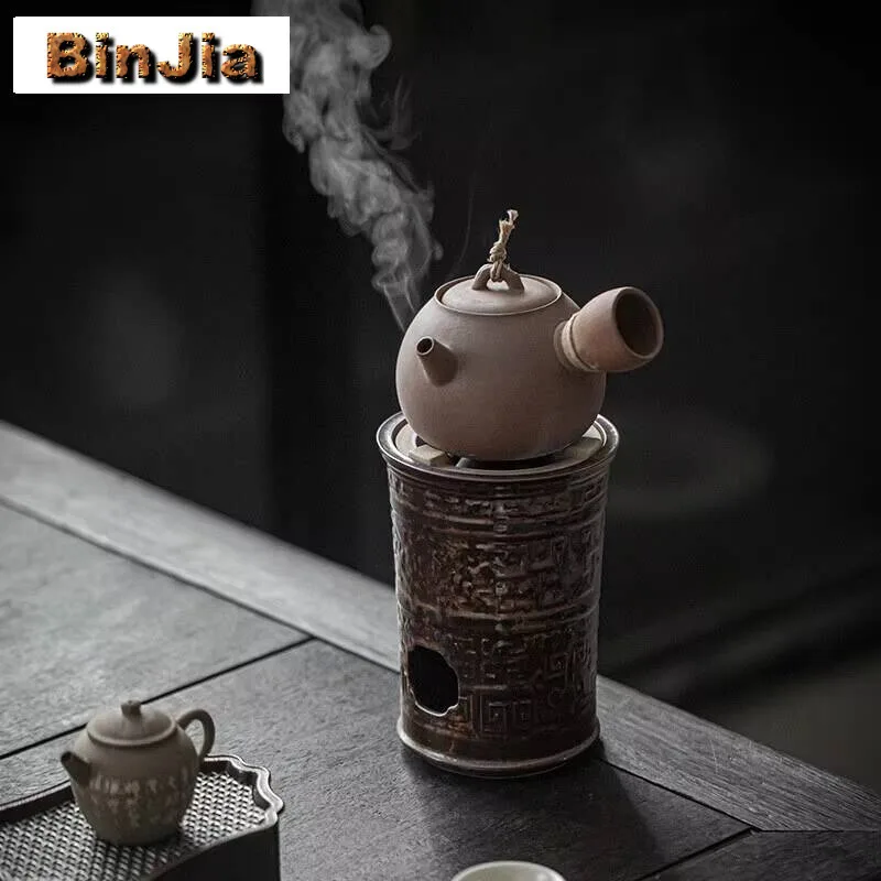 

Ветряная плита в японском стиле, кипящая вода, керадон, чайные огненные печи, карбоновый чайник, нагревательная основа, набор кунг-фу, аксессуары для церемонии