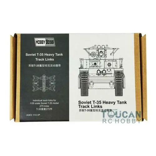 

Hobby Boss 81011 1/35 советский тяжелый танк Т-35 гусеничные звенья бронированная модель автомобиля TH06368-SMT2
