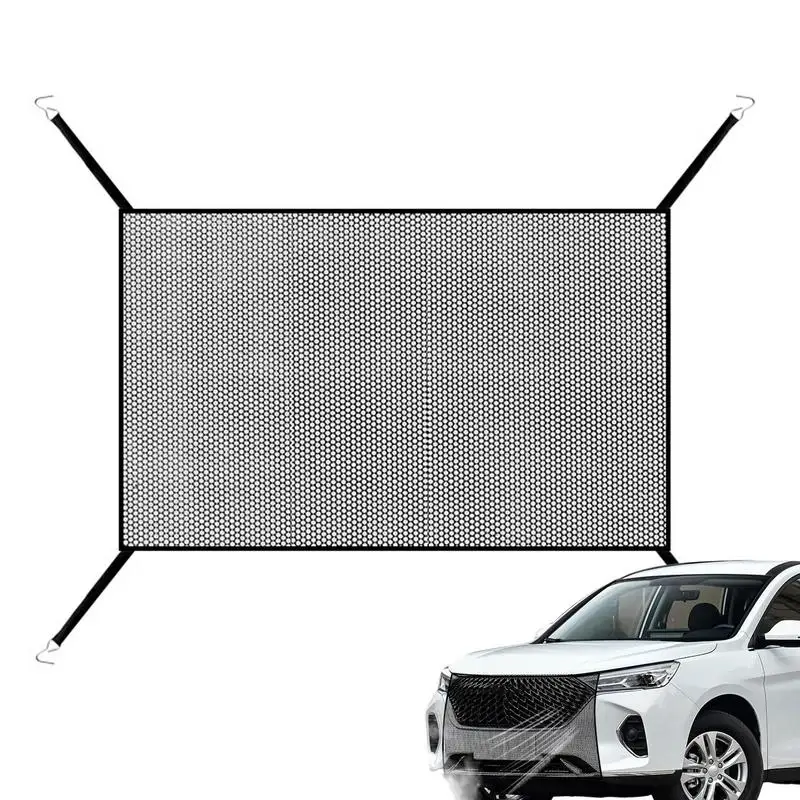 Car Engine Net Car Net Barrier Car Engine Protection Net Car Condenser Protective Net Foldable Insect Repellant Auto Accessories