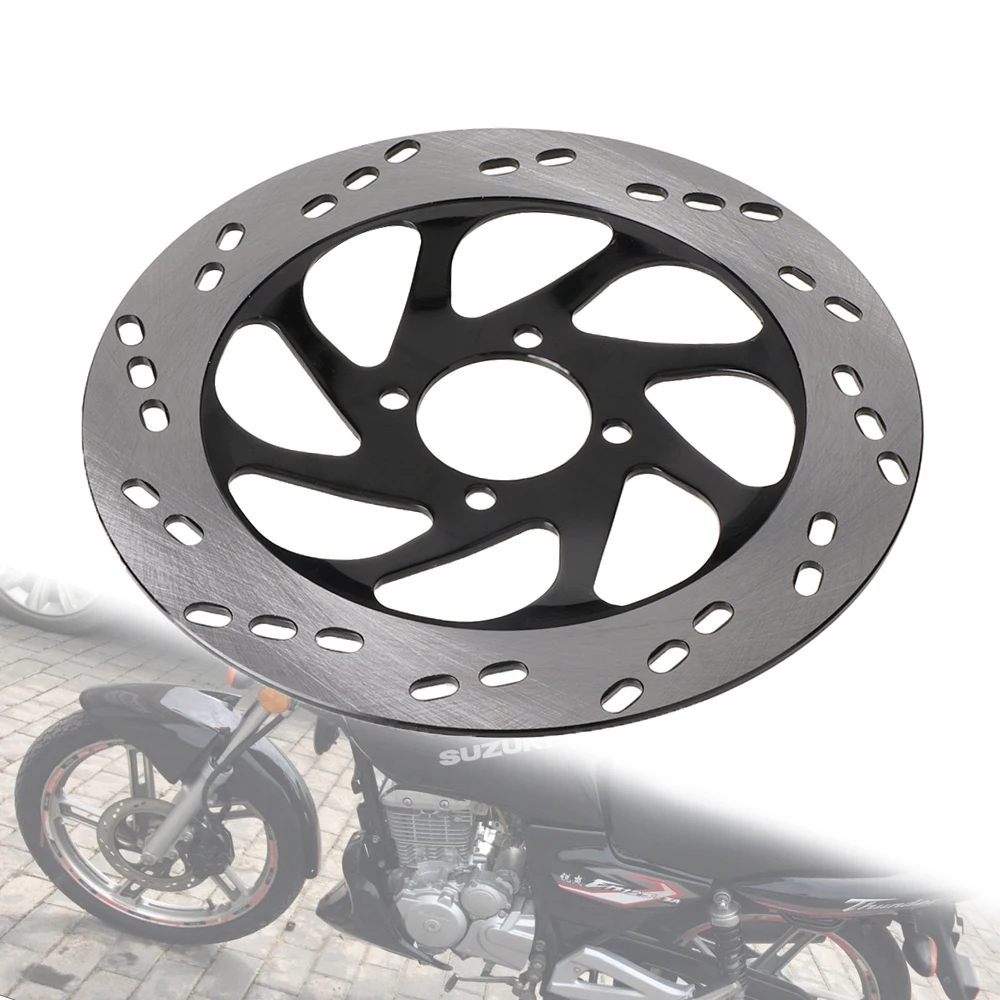 240mm 4-Hole Front Brake Disc for Suzuki EN125 HJ125K-2A/3A EN150-A Off-Road Motorcycle Compatible with EN125-2A/2E/EF/3E/3F