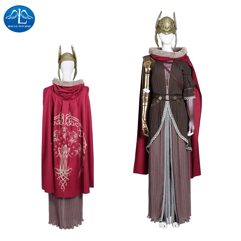 게임 Elden 링 의상 Malenia 코스프레 의상 성인 여성을위한 할로윈 의상 Malenia Dress 역할 놀이 복장 맞춤형