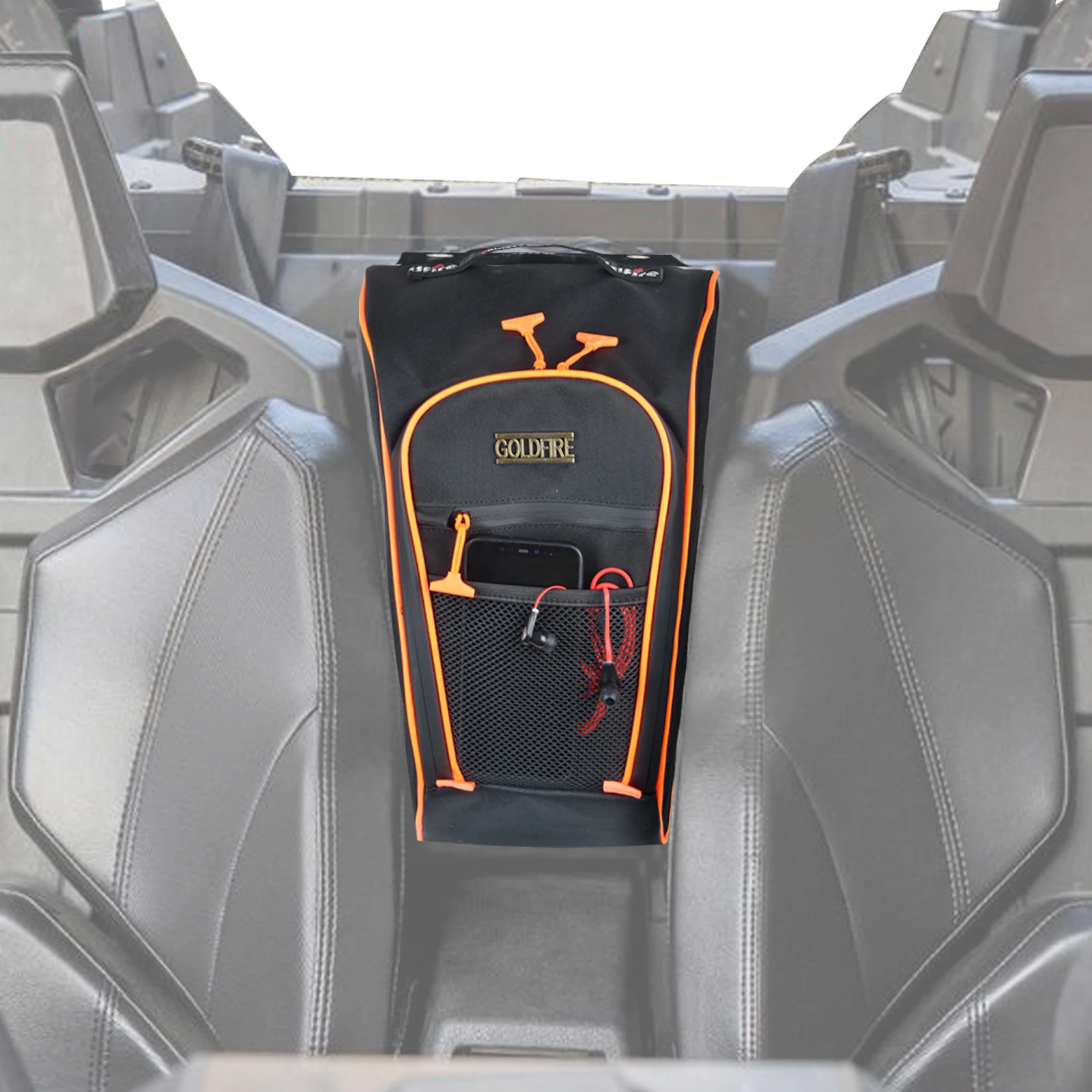 Ultimate Protection & Organization: Waterproof 1680D Nylon Seat Organizer for Polaris RZR PRO XP (2020-2021), Command Center Bag