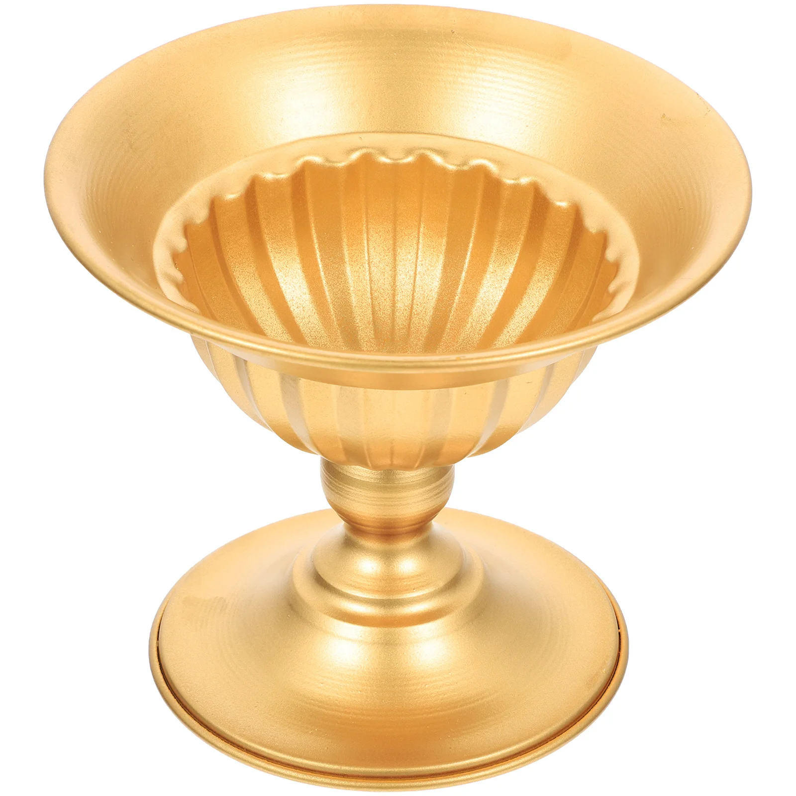 

Iron Flower Vase Vintage Style Stable Desktop Wedding Floral Arrangement Container Decorative Home Office Plant Pot