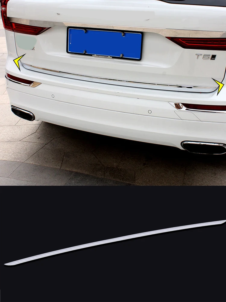 

Stainless Steel Back Door Tailgate Trim Sticker for Volvo XC60 2018 2019 2020 2021 2022 Car Accessories