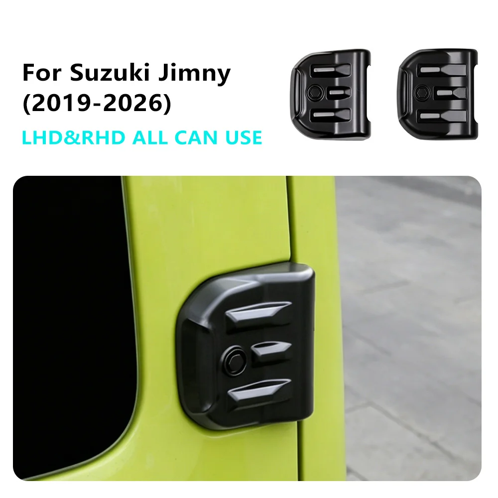 

Tailgate Hinge Cover For Suzuki Jimny 2019 2020-2026 Rear Door Hinge Trim Exterior Decoration Car Accessories Carbon Fiber Look
