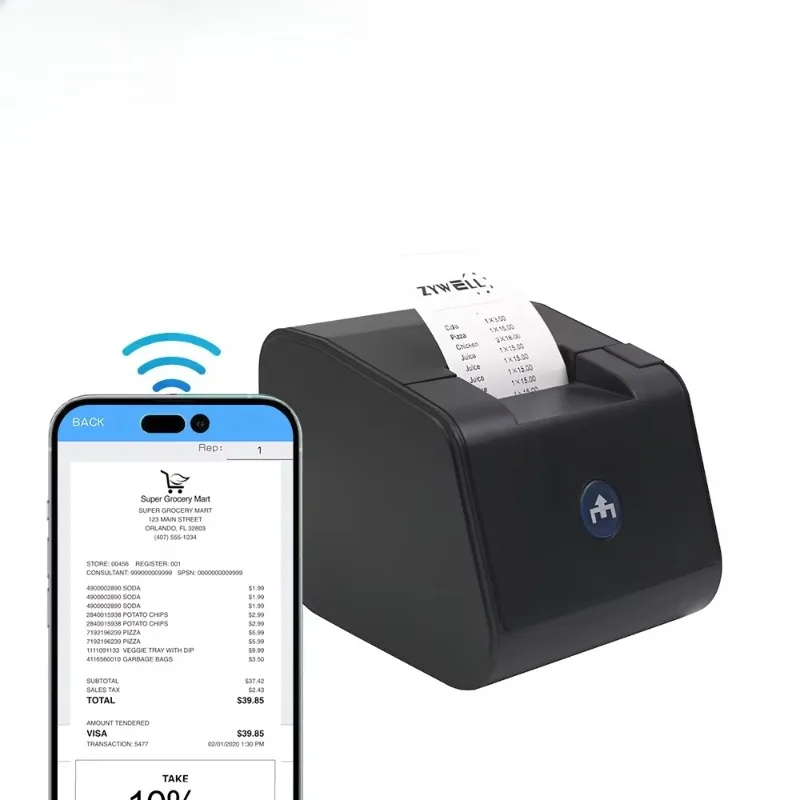 

58mm bluetooth Thermal Pos Receipt Printer System Pos Impresora Termica Bill Printer