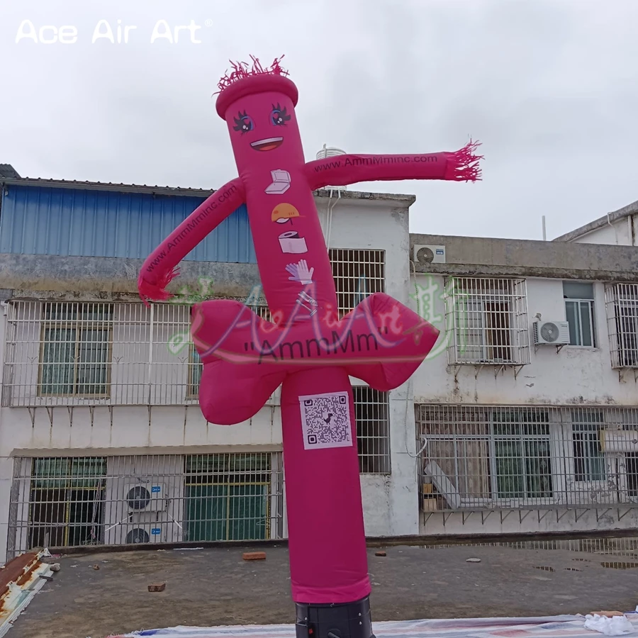 Inflatable Air Dancer Man Single Leg Sky Dancing Model with Air Blower, Advertising Promotion, 3.15mH