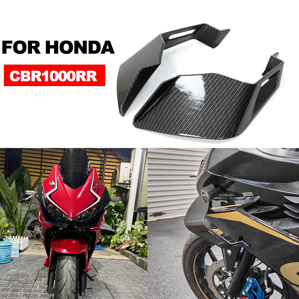 

Для мотоцикла Honda CBR1000RR: аэродинамические спойлеры-винглеты, спортивные боковые ветровые крылья, фиксированные винглеты, комплект обтекателей