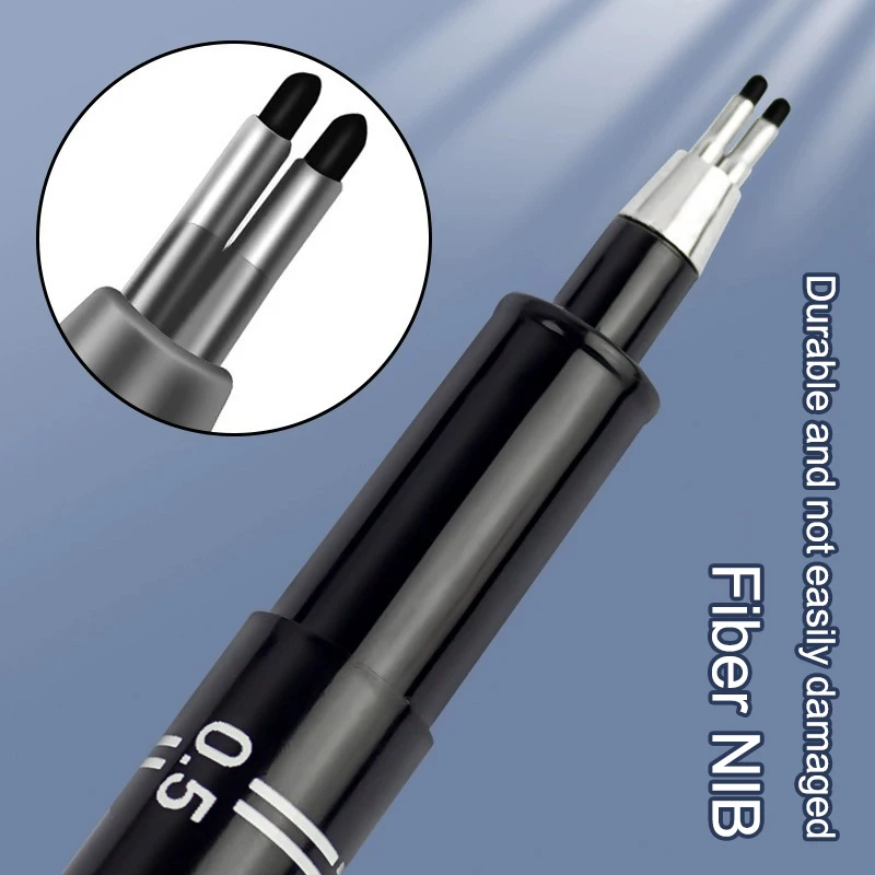 

Double-Line Gel Pen 0.1mm/0.3mm/0.5mm, Essential For Architectural Design Exams, Note-Taking, And Painting