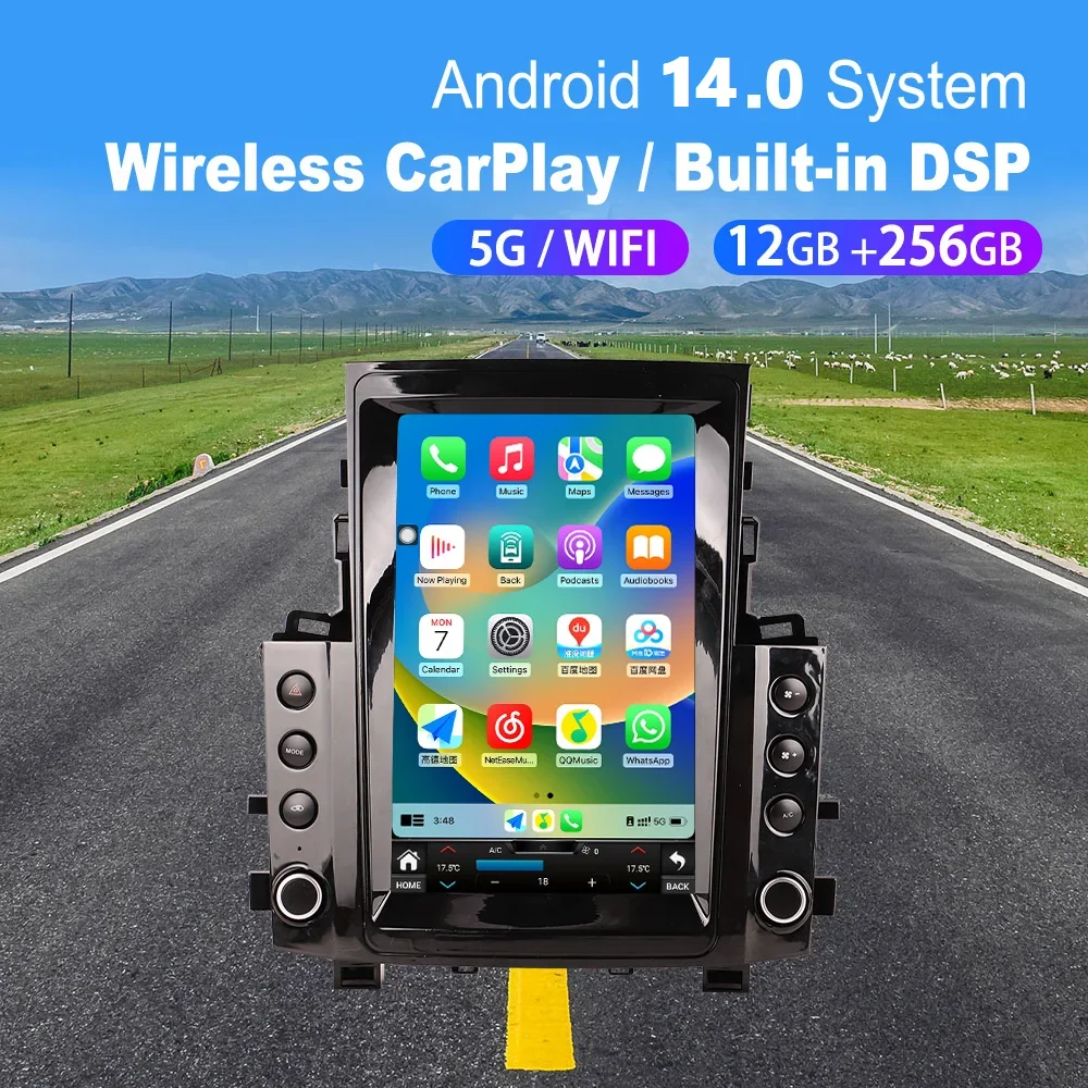 

Стерео Android14 Радио Авто Стерео Автомобильный GPS-навигатор Мультимедийный DVD-плеер Головное устройство для Lexus LX570 2007-2015 Мультимедийное видео