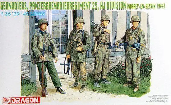 

Набор фигурок дракона 6110 1/35 Panzergrenadier Regiment 25 HJ Division Norrey 1944