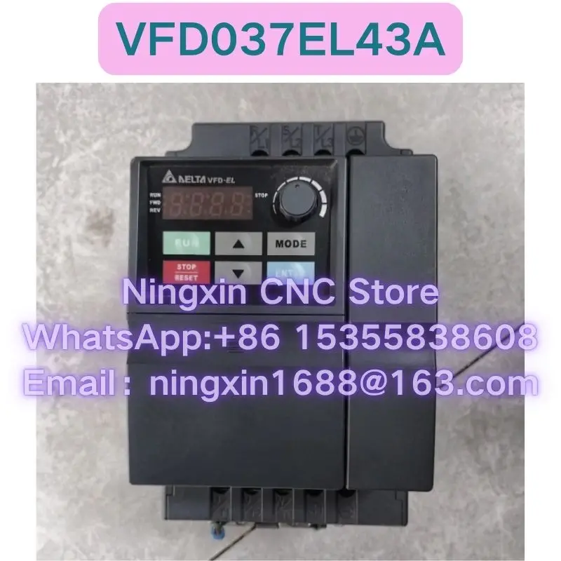 

Second-hand VFD037EL43A inverter Functional test OK Fast delivery