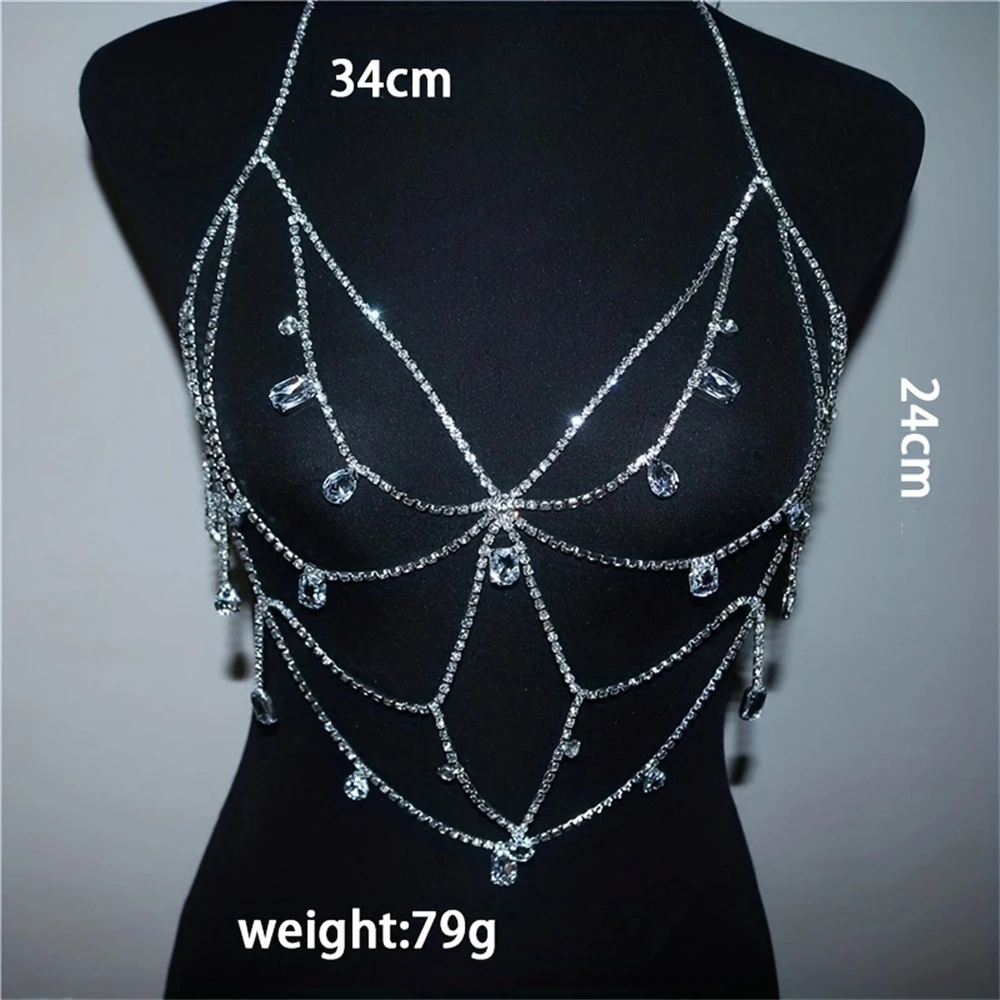 مجموعة شورت من حجر الراين الكريستالي اللامع ، مجوهرات حفلات النادي الليلي الرومانسية ، إكسسوارات الموضة الفاخرة