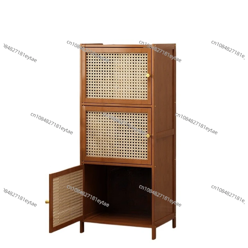 Bookcase with door, shelf, multi-layer storage, crevice, locker, living room display cabinet, bookshelf the wall,TV side cabinet