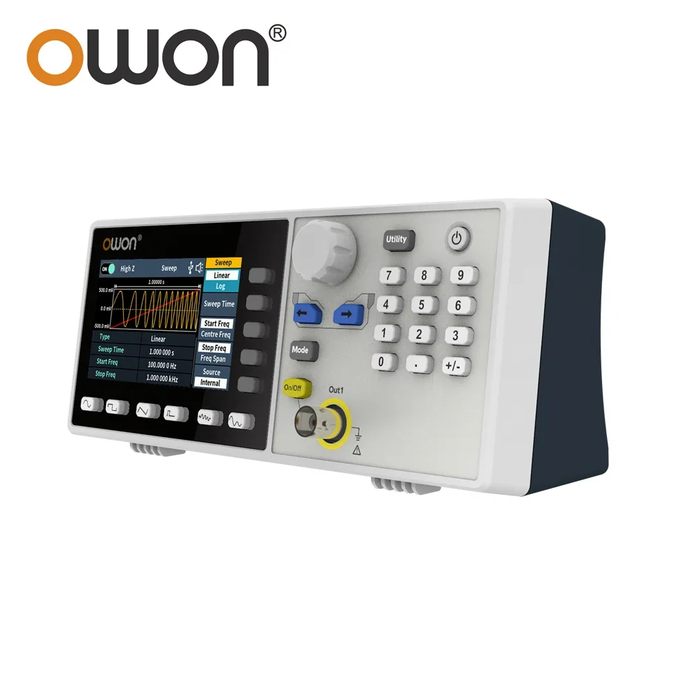 OWON DGE1030 Arbitrary Waveform Signal Generator Single Channel 30MHz 1CH 3.6-inch Desktop 14 bit Supports SCPI labview function