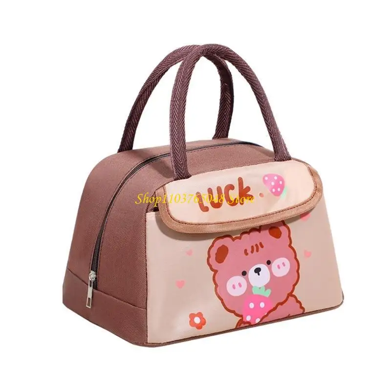 R53E Multifunctional Insulated Lunch Pouches With Compartments For Utensils Storage