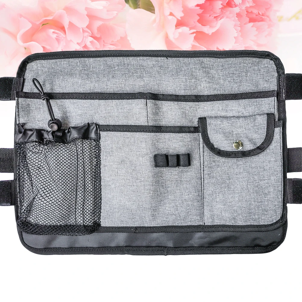 

1 шт., подвесная сумка для мобильных устройств с несколькими карманами для ходунков, легкий органайзер для хранения из полиэстера, большая вместимость, двухточечный складной
