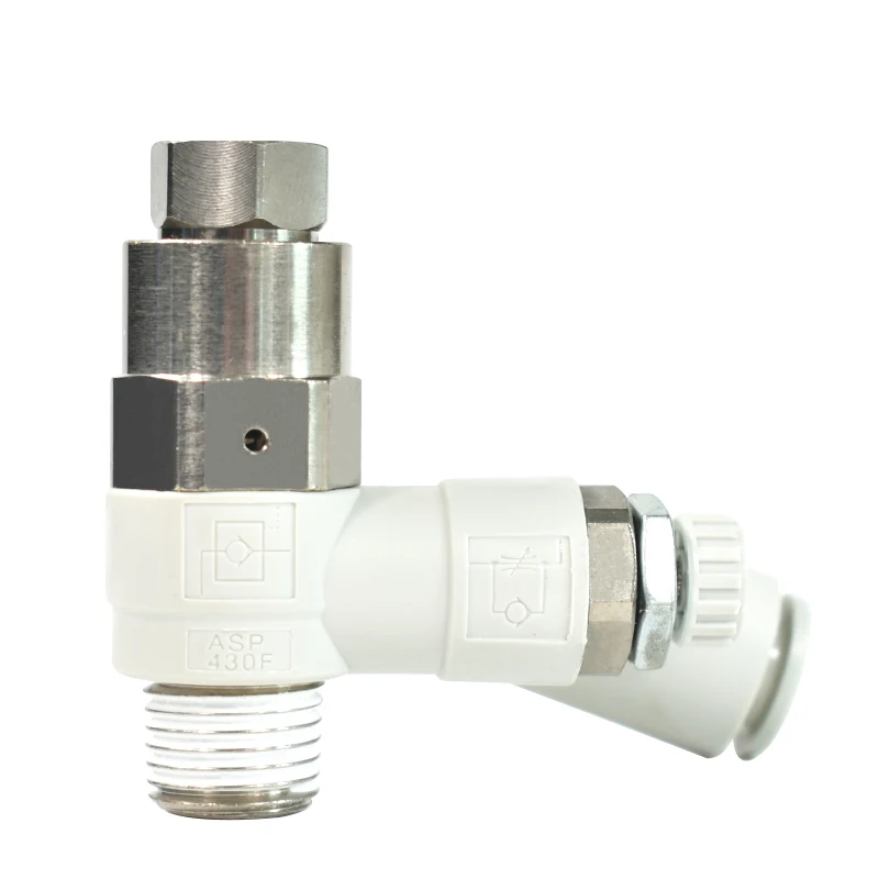 

SMC Pilot Check Speed Control Valve ASP330F/430F/530F/630F - 01/02/03 - 06S/08S/10S