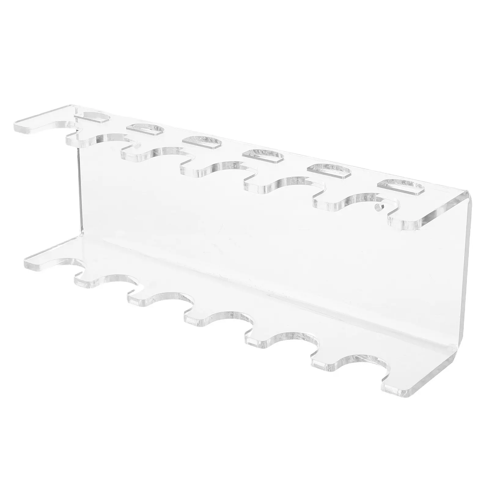 実験室用ピペットホルダー-6スロット-透明で安定したピペットラック-実験室用ピペットディスプレイスタンド-プロフェッショナルストレージ