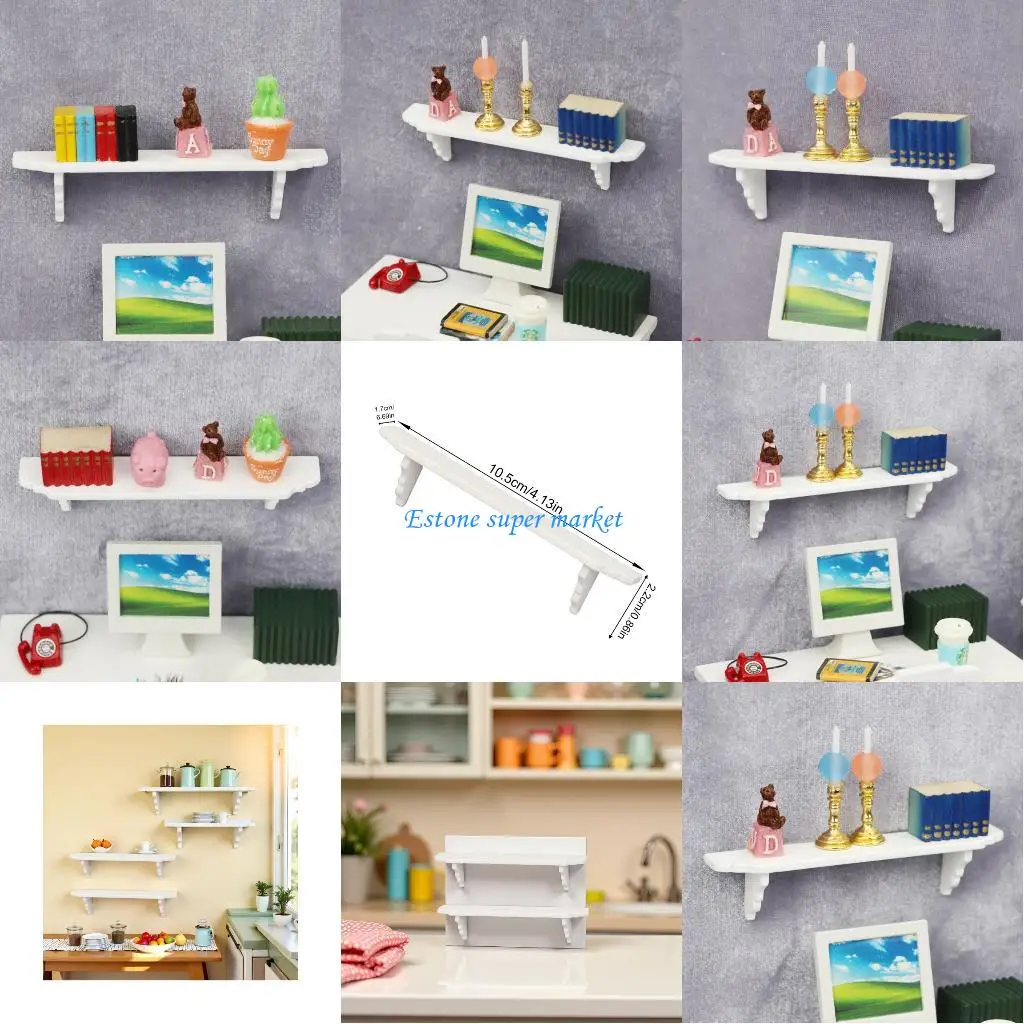 

090B Genuine Mini Kitchen Bedroom Storage For 1:12 Scale Model House Arrangements