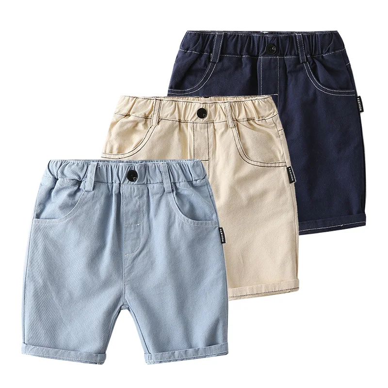 

Solid Color Boys Shorts Summer Toddler Baby Kids Cotton Children Clothing