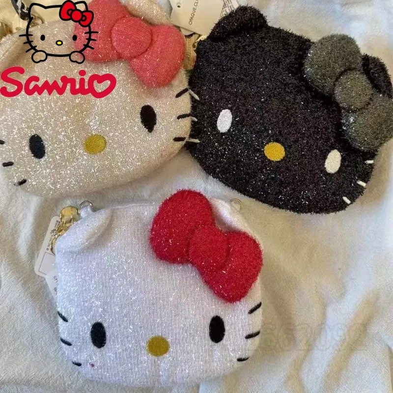  Hello Kitty's New Mini Women's Shiny Shoulder Bag Cartoon Cute Women's Mini Shoulder Crossbody Bag Cartoon Women's Bag